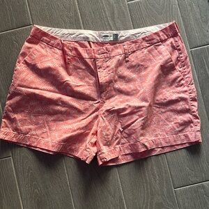 🍁Old Navy Pink Leaf Patterned Shorts